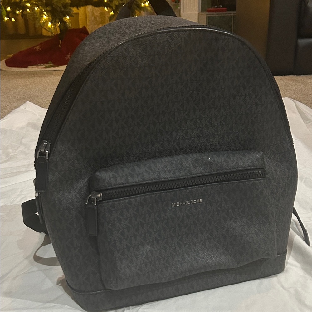 Michael Kors Charcoal Backpack